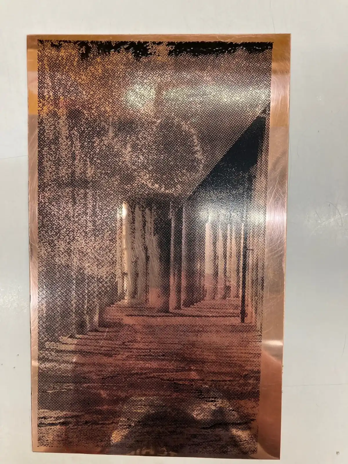 Copper test plate
